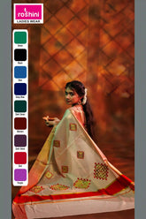 kerala-traditional-sarees-online-red-border-roshini